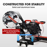 BAUMR-AG 305mm Dual Bevel Sliding Compound Mitre Drop Saw and Adjustable Stand Combo - Extra Image