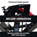 Baumr-AG LCS-700 Portable Log Circular Saw, 15HP, 270mm Cut Depth - Close-Up Angle