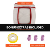 UNIMAC 110L Benchtop Sandblasting Cabinet, with Sandblast Gun Set with Hose, LED Light - Extra Image