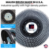 AUCH FSH14 Floor Scrubber & Dryer, 360mm, Battery Powered, Walk Behind, Multi-purpose Commercial Grade Machine - Side View