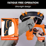 UNIMAC 180mm 850W Handheld Drywall Sander, Electric Dry Wall Sanding Machine, with Automatic Vacuum System, LED Worklight, 6x Sanding Discs - Extra Image