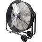 BAUMR-AG 36" 914mm Industrial Mobile Floor Drum Fan, 290W Brushless Motor, Tilting, Large, Commercial, Heavy-duty Frame, EESS Certified