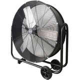 BAUMR-AG 36 914mm Industrial Mobile Floor Drum Fan, 290W Brushless Motor, Tilting, Large, Commercial, Heavy-duty Frame, EESS Certified