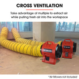 Baumr-AG 200mm 10m Duct for 8 Air Movers - Close-Up Angle