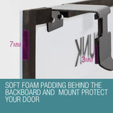 Dr.Dunk Indoor Mini Basketball Hoop Ring Backboard Kit Door Mounted Mount Kid Set - Rear View