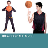 Dr.Dunk Portable Basketball Hoop Stand System Height Adjustable Net Ring Kids - 45-Degree Angle