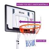 Dr.Dunk Portable Basketball Hoop Stand System Height Adjustable Net Ring Kids - Extra Image