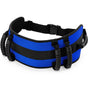 EQUIPMED Adjustable Patient Transfer Gait Belt with 6 Handles, Walking & Mobility Support, Blue