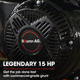 BAUMR-AG 15HP Commercial Petrol Tree Stump Grinder - Side View