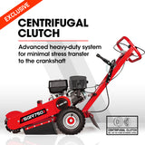 BAUMR-AG 15HP Commercial Petrol Tree Stump Grinder - 45-Degree Angle