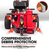 BAUMR-AG 15HP Commercial Petrol Tree Stump Grinder - Close-Up Angle