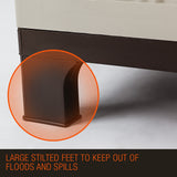 PlantCraft Outdoor Storage Cabinet Cupboard Garage Tool Waterproof Backyard Shed - 45-Degree Angle