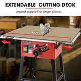 Baumr-AG 2000W 254mm Corded Table Saw with Stand, Extendable, Laser Guide - Extra Image