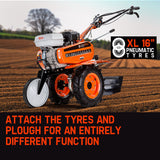 PLANTCRAFT 7.0HP Cultivator Tiller Plough Self-Propelled Rotary Rototiller - Extra Image
