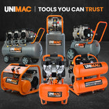 UNIMAC 15L Pancake Air Compressor, 116PSI Portable Silent Oil-Free Electric, for Airtools Tyre Inflation - Extra Image