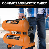 UNIMAC 16L Twin Tank Air Compressor, 116PSI Portable Silent Oil-Free Electric, for Airtools Tyre Inflation - Extra Image