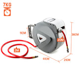 UNIMAC 20m Retractable Air Hose Reel Compressor Wall Mounted Auto Rewind - Rear View