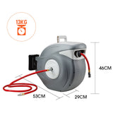 UNIMAC 30m Retractable Air Hose Reel Compressor Wall Mounted Auto Rewind - Rear View