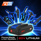 POWERBLADE 20V 2Ah Lithium-Ion Replacement or Spare Battery - Front View