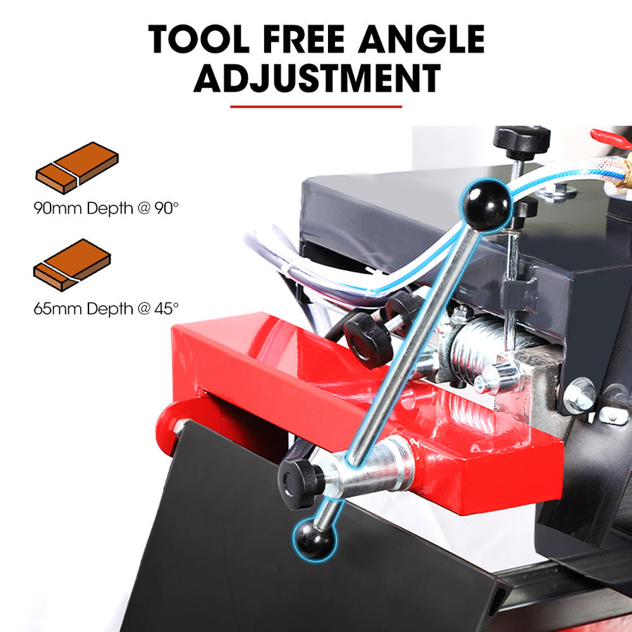 BAUMR-AG 2000W 350mm 14" Brick & Masonry Table Saw, Electric Tile Concrete Cutting, with Stand