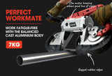 BAUMR-AG Portable Band Saw Cold Cut Metal Cut Off Bandsaw Steel Hand Drop Slicer Cutter Chop - Top-Down View