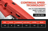 BAUMR-AG Portable Band Saw Cold Cut Metal Cut Off Bandsaw Steel Hand Drop Slicer Cutter Chop - Extra Image