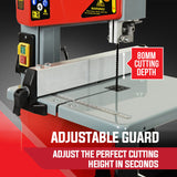Baumr-AG Bandsaw Wood Cutting Band Saw Portable Wood Vertical Benchtop Machine - 45-Degree Angle