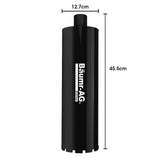 Baumr-AG Diamond Core Drill Bit 127mm Concrete Wet Dry Tile Stone Brick Marble 1-1/4 UNC - 45-Degree Angle