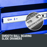 BULLET 6 Drawer Tool Box Cabinet Trolley Garage Toolbox Storage Mechanic Chest - Top-Down View