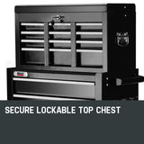 BULLET 8 Drawer Tool Box Cabinet Chest Storage Toolbox Garage Organiser Set - 45-Degree Angle