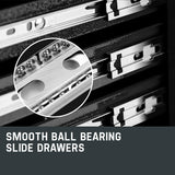 BULLET 9 Drawer Tool Box Chest Mechanic Garage Storage Toolbox Set Organiser - Top-Down View