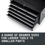 BULLET 9 Drawer Tool Box Chest Mechanic Garage Storage Toolbox Set Organiser - Extra Image
