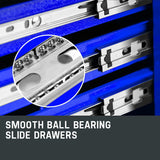 BULLET 9 Drawer Tool Box Chest Mechanic Organiser Garage Storage Toolbox Set - Top-Down View