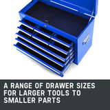 BULLET 9 Drawer Tool Box Chest Mechanic Organiser Garage Storage Toolbox Set - Extra Image