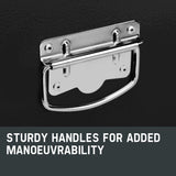 BULLET 9 Drawer Tool Box Chest Garage Storage Mechanic Organiser Toolbox Set - Close-Up Angle