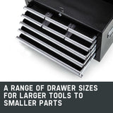 BULLET 9 Drawer Tool Box Chest Garage Storage Mechanic Organiser Toolbox Set - Extra Image