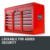 BULLET 9 Drawer Tool Box Chest Organiser Mechanic Garage Storage Toolbox Set - 45-Degree Angle