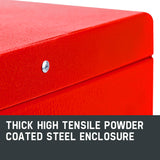 BULLET 9 Drawer Tool Box Chest Organiser Mechanic Garage Storage Toolbox Set - Low Angle