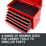 BULLET 9 Drawer Tool Box Chest Organiser Mechanic Garage Storage Toolbox Set - Extra Image