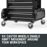 BULLET Rolling Tool Box Stool Mechanic Creeper Toolbox Seat Cushion Garage Tray - Extra Image