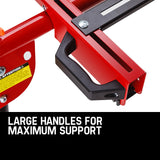 Baumr-AG Mitre Saw Stand Universal Adjustable Portable Drop Saw Bench Table - Close-Up Angle