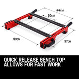 Baumr-AG Mitre Saw Stand Universal Adjustable Portable Drop Saw Bench Table - Low Angle