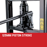 Baumr-AG 10 Tonne Hydraulic Shop Press Workshop Jack Bending Stand H-Frame - 45-Degree Angle