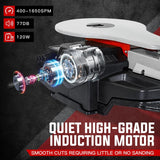 Baumr-AG SS16 16 120W Variable Speed Scroll Saw Tool Electric Dual Lamps - Front View