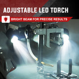 Baumr-AG SS16 16 120W Variable Speed Scroll Saw Tool Electric Dual Lamps - Top-Down View