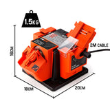 UNIMAC Electric Multi Function Tool Sharpener Drill Bit Knife Scissors Chisel - Top-Down View