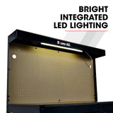 BAUMR-AG Steel Garage Workbench with LED Lights Pegboard Tool Storage Work Bench Workshop Table - Extra Image