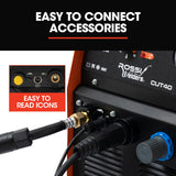 ROSSI 40 Amp Plasma Cutter, Portable Oxy Torch Cutting Machine, with Built-in Air Compressor, 15A Plug - Extra Image