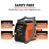 ROSSI 40 Amp Plasma Cutter, Portable Oxy Torch Welder Cutting Machine, 15A Plug - Top-Down View