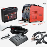ROSSI 170Amp MIG ARC Stick Welder, with Carry Case & Accessories, 15A Plug - Rear View